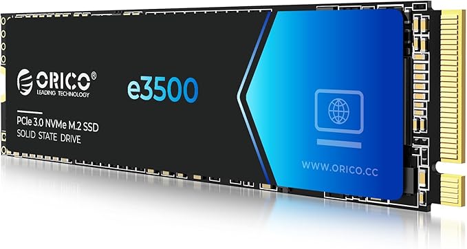 ORICO 1TB M.2 NVMe SSD, PCIe Gen3x4 M2 2280 SSD, 3D NAND Flash Internal Solid by PioneerDataSolutionPowerYourFuture