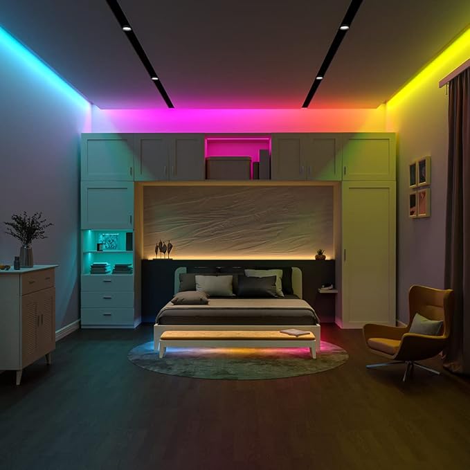 BTF-LIGHTING C03W RGB PWM SMD FCOB 4PIN LED Strip 2.4GHz Tuya WiFi Group - Image 8