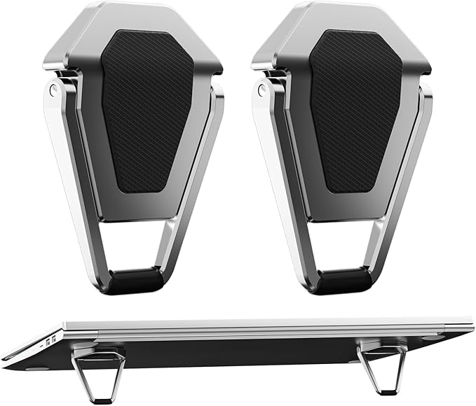 Portable Laptop Stand, Mini Aluminum Keyboard Riser, Foldable Cooling Pad by HYDOOD