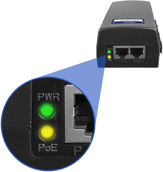 BV-Tech Gigabit Power Over Ethernet PoE++ Injector | 90W | 802.3 af/at/bt | - Image 5