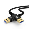 USB to USB Cable, 10FT High Speed USB3.0 Cable Male to Male USBA to USBA Cord by HomeTravelChargerAccessory