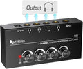 Fifine Headphone Amplifier 4 Channels Metal Stereo Audio Amplifier, Mini by FIFINETECHNOLOGY