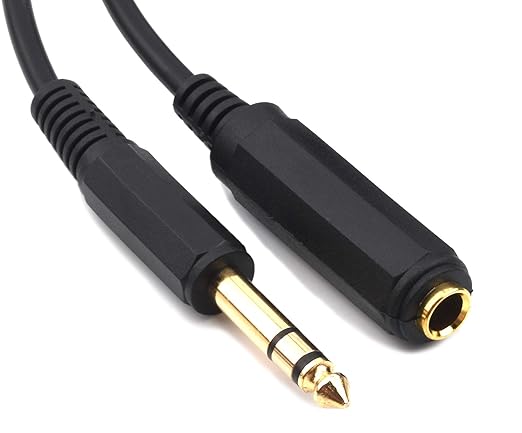 Devinal 1/4 Extension Cord, 1/4" Male to Female Cable, 6.35mm Quarter inch Gold - Image 5