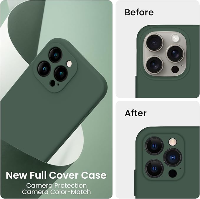 FireNova Designed for iPhone 15 Pro Case, Silicone Upgraded Phone Case with - Image 3