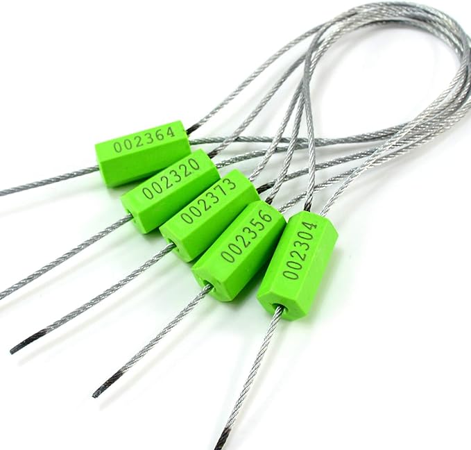 Leadseals 500 Anti-Tamper Proof Security Cable Seals Disposable Self-Locking - Image 2