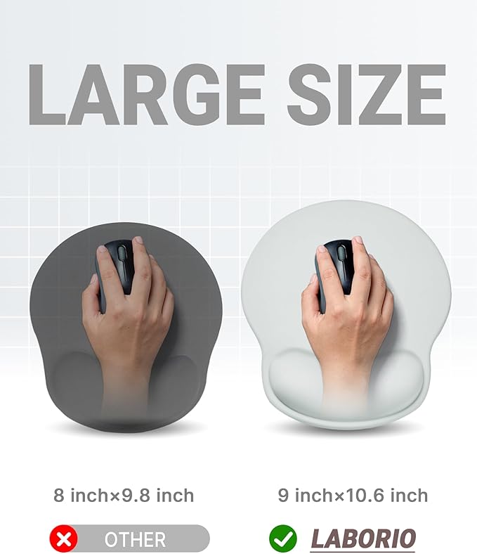 Ergonomic Mouse Pad Wrist Support, Comfortable Mouse Pad Wrist Rest, Relieve - Image 4