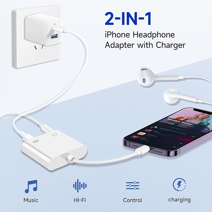 2-in-1 Charging & Audio Adapter - Image 6