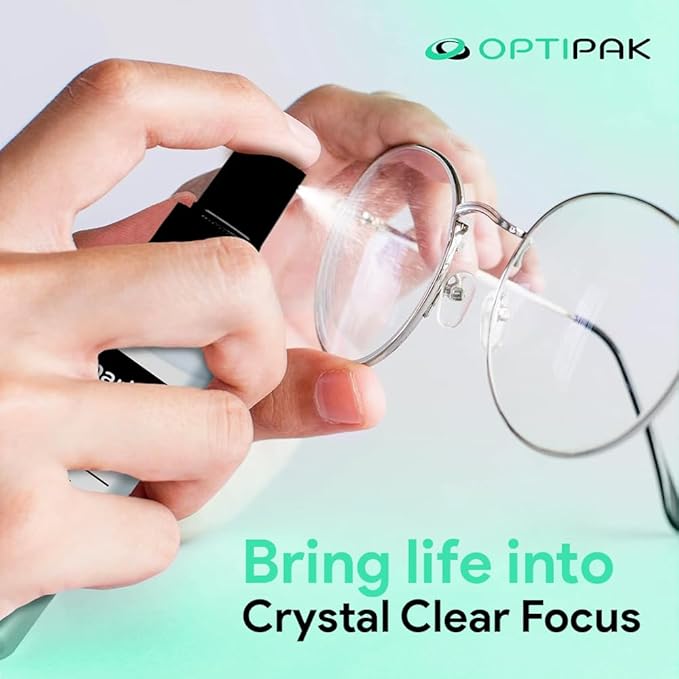 Sparkle Anti-Reflective Lens Cleaner Spray kit | 2oz Glasses Cleaner Spray + - Image 8