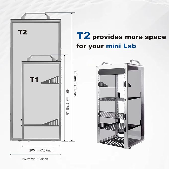 GeeekPi 12U Server Cabinet, 10 inch Server Rack - Image 2