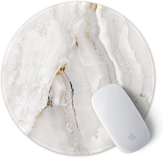 ITNRSIIET Round Mouse Pad with Stitched Edge Premium-Textured Waterproof - Image 2