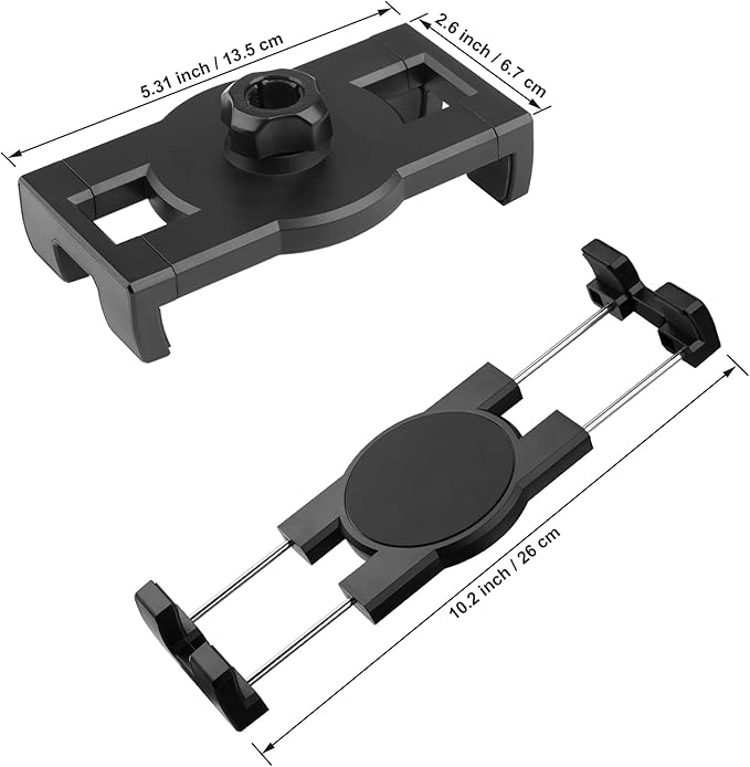 Boat Helm Tablet Holder, Marine Boat Handle Bar Pole Mount, 360°Rotation Clamp - Image 7