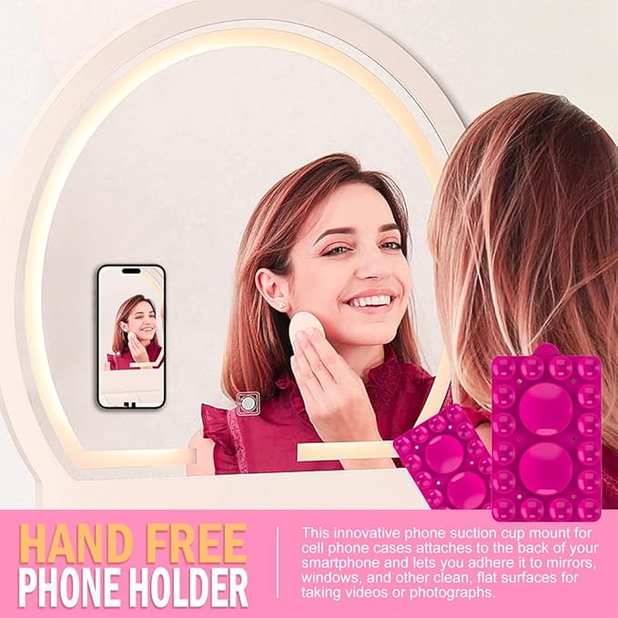 Double Sided Silicone Suction Phone Holder Mount, Compatible - Image 8