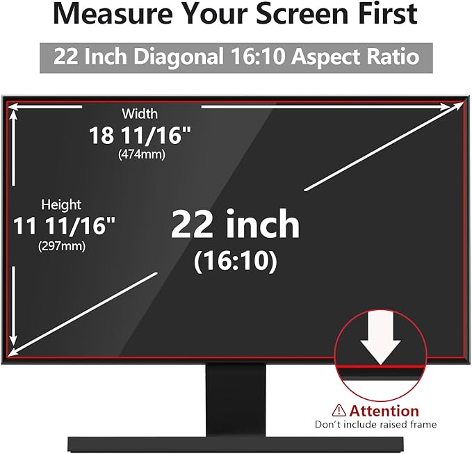 Computer Privacy Screen Protector 22 Inch - Image 2