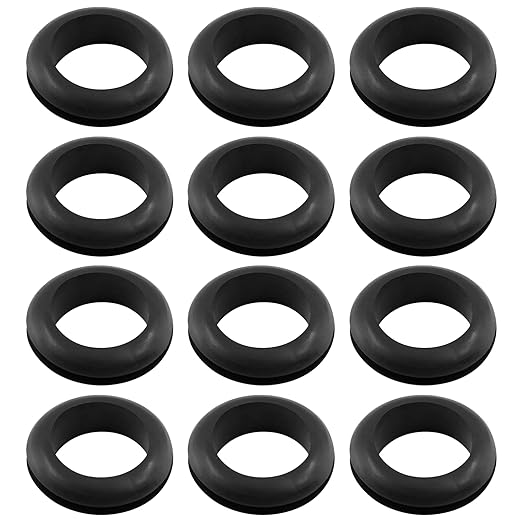 12 Pcs Rubber Grommets, 1-3/8" Inside Diameter 1-1/2" Drill Hole Rubber Wire by Kyuionty