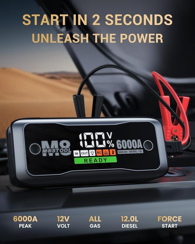 MOSTOOL M8 6000A Car Battery Jump Starter - Image 2