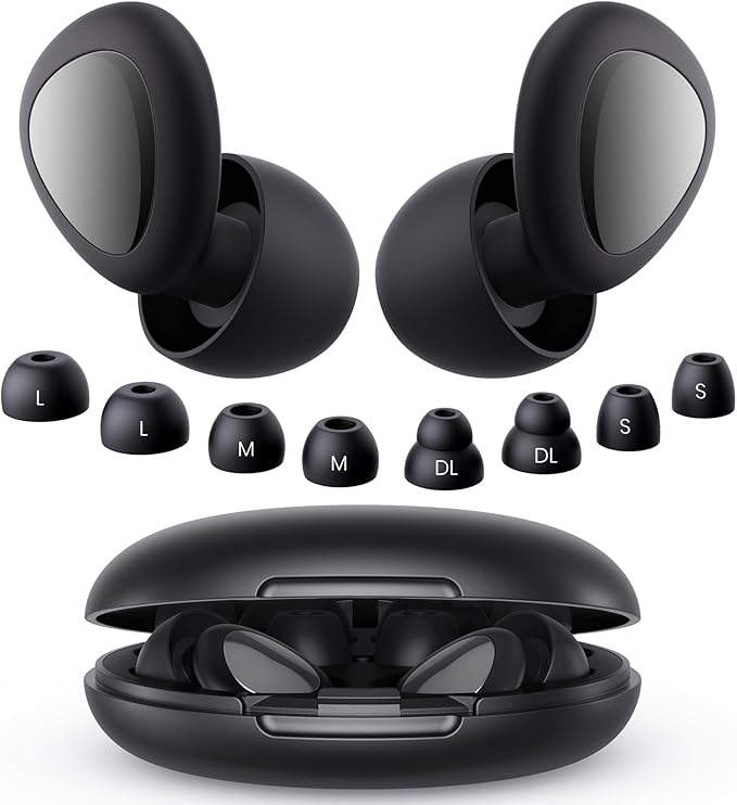 Ear Plugs for Sleeping Noise Cancelling, 45dB Reusable Silicone Ear Plugs for by EURPMASKChoosethecolorofeurope