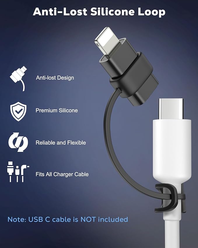 MoKo USB C to Lightning Adapter 4 Pack, Not - Image 6