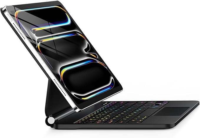 for iPad Pro 13 Inch Case with Keyboard，Magic-Style Magnetic – 7 Colors by GGQFGTOJ
