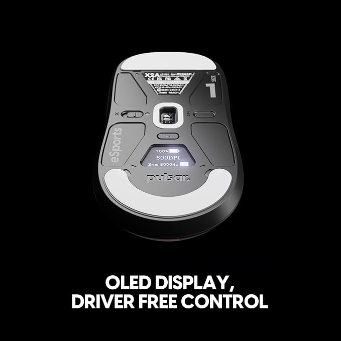 Pulsar Gaming Gears X2A v3 ES Wireless Gaming Mouse, Ultra Lightweight - Image 3