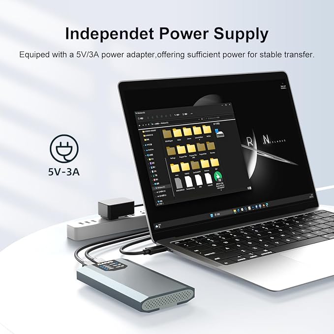 MAIWO Dual M.2 NVMe SSD Enclosure - Image 7