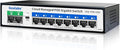 Poe Switch, 10 Ports Gigabit PoE Switch, Cloud Managed Gigabit Ethernet Switch by Goalake