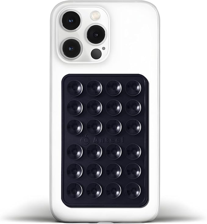 Anteel Medium-Sized Silicone Suction Phone Case Adhesive Mount, Enhanced by JingJinYY