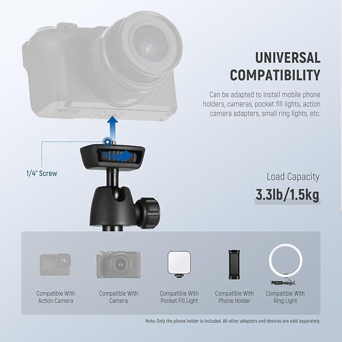 NEEWER Tripod for Cell Phone & Camera - Image 5