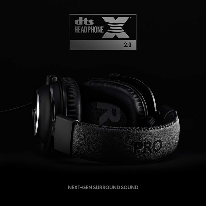 Logitech G Pro X Wired Gaming Headset: Blue VO!CE Detachable Boom Mic, DTS 7.1 - Image 3