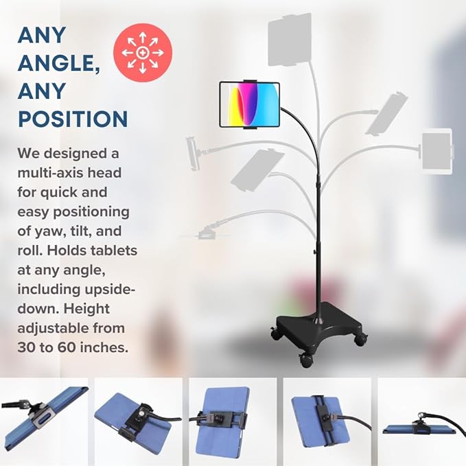 LEVO Adjustable Tablet & Phone Floor Stand - Image 9