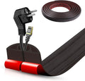 Floor Cord Cover Self Adhesive Cord Hider, 10FT Cable Management, Extension by DBHXXMB-HH