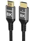 8K HDMI Cable 48Gbps 50 FT, Nylon Braided High Speed HDMI® Cable 4k 120Hz 2k by UblukerHigh-definitionlivingstartswithUblukerHDMIcables