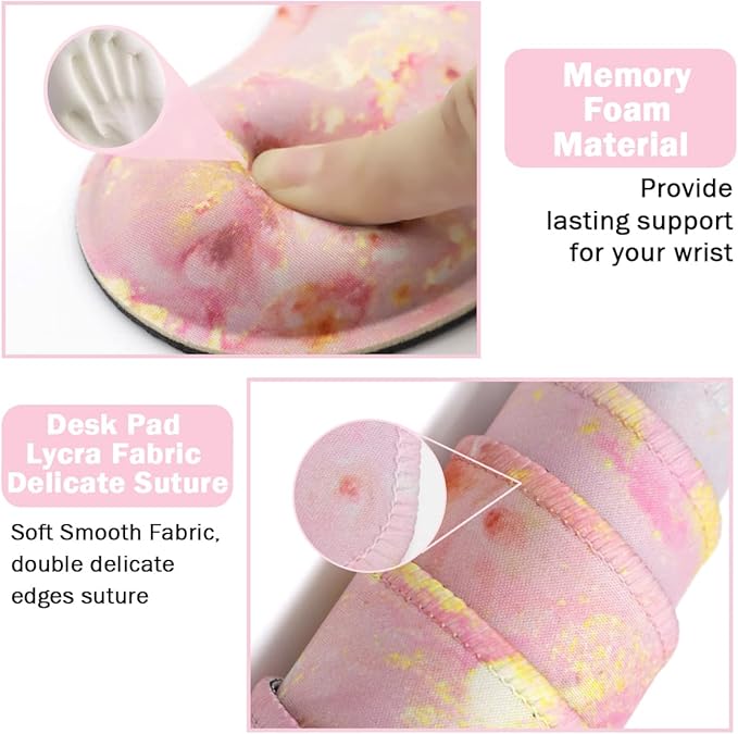 Large Mouse Pad and Keyboard Wrist Rest, Desk Pad - Image 3