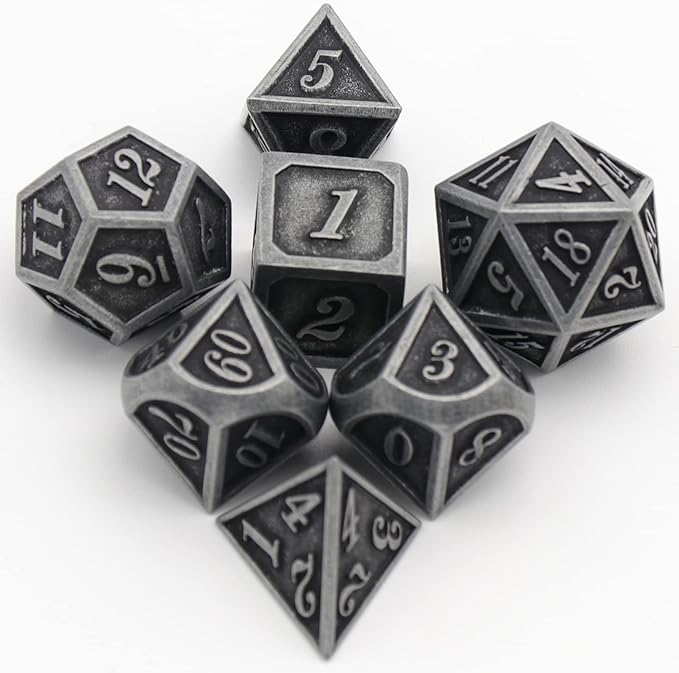 Metal Dice Set, HNCCESG Polyhedral D&D Dice - Image 4