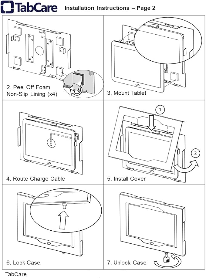 TABcare Locking Anti-Theft Metal Case - Image 8