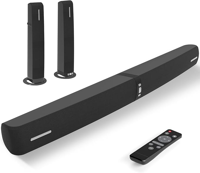 Sound Bar for Smart TV, 90W Soundbar by Assistrust