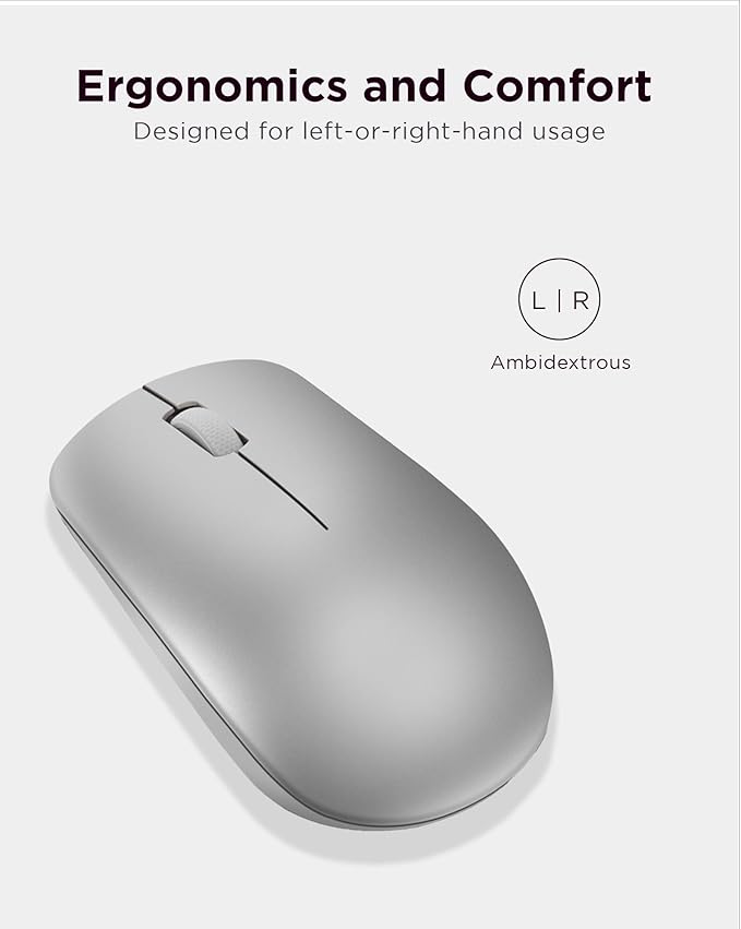 Lenovo 530 Full Size Wireless Computer Mouse - Image 4