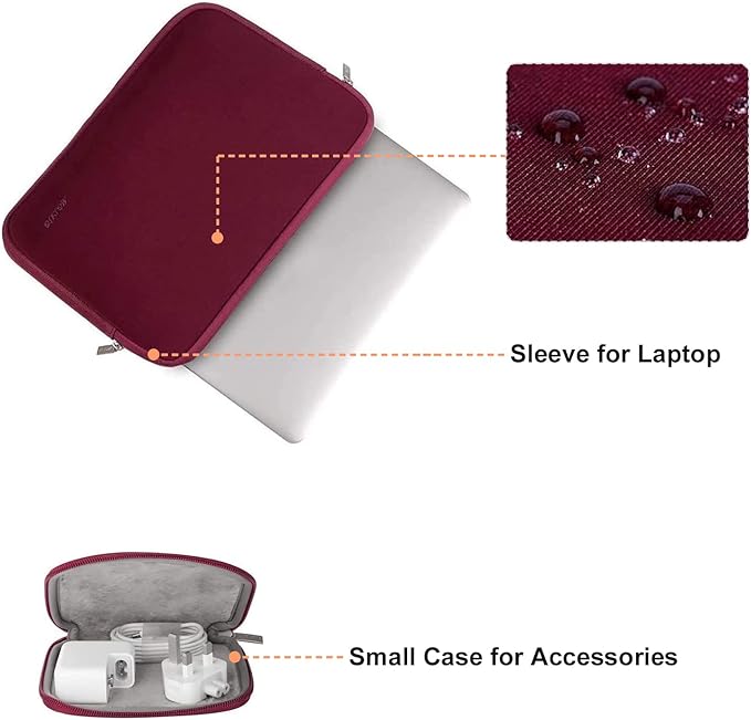 MOSISO Laptop Case 13.3 inch, 13-13.3 inch Laptop Sleeve Bag Compatible - Image 2