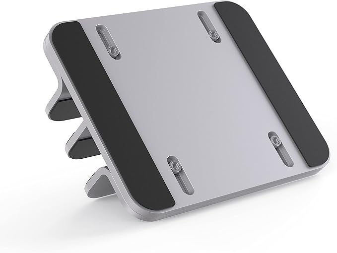 Double Aluminum Laptop Vertical Stand Organizer, Sturdy Notebook Computer - Image 3