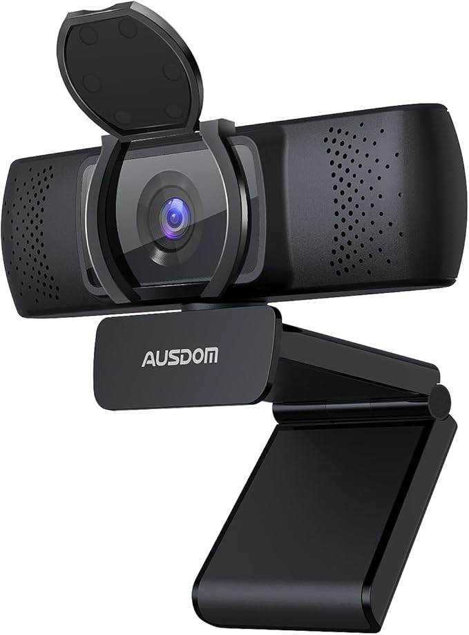 AUSDOM 4K Webcam, Autofocus Webcam by AUSDOM