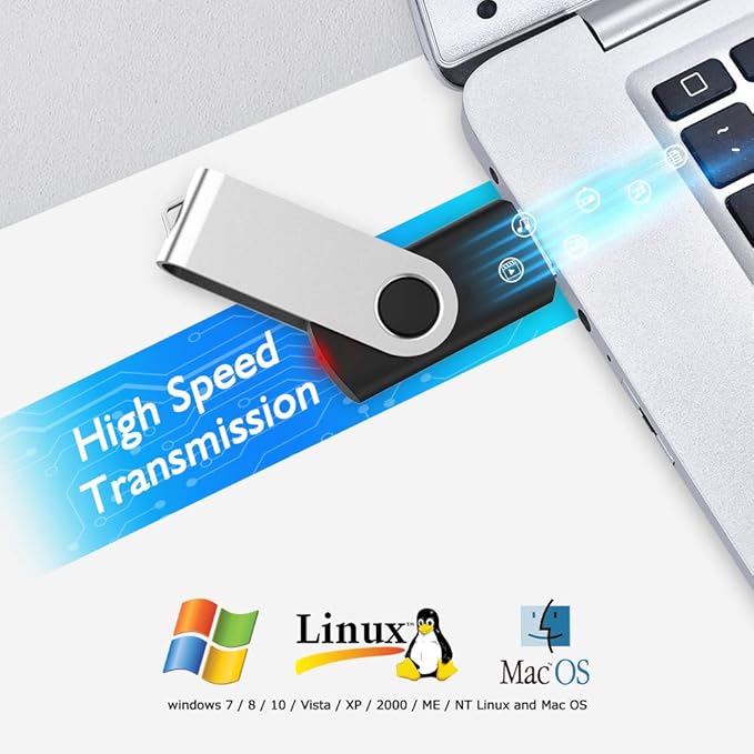 KEXIN 20 Pack 32 GB Flash Drive 3.0 Thumb Drive 32G Transfer Speed Up to 80MB/s - Image 8