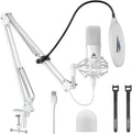 MAONO USB Microphone, 192kHz/24bit Plug & Play PC Computer Podcast Condenser by MAONO