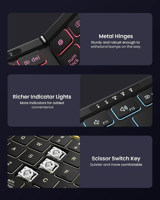Samsers Foldable Bluetooth Keyboard - Image 7