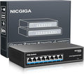 8 Port Gigabit PoE Switch Unmanaged, 8 Ports PoE+@120W, 802.3af/at, NICGIGA 8 by NICGIGA