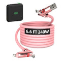 MFish 4-in-1 USB C Charging Cable, 6.6Ft Type C to Type C Cable, 240W Fast by mfishproductspage