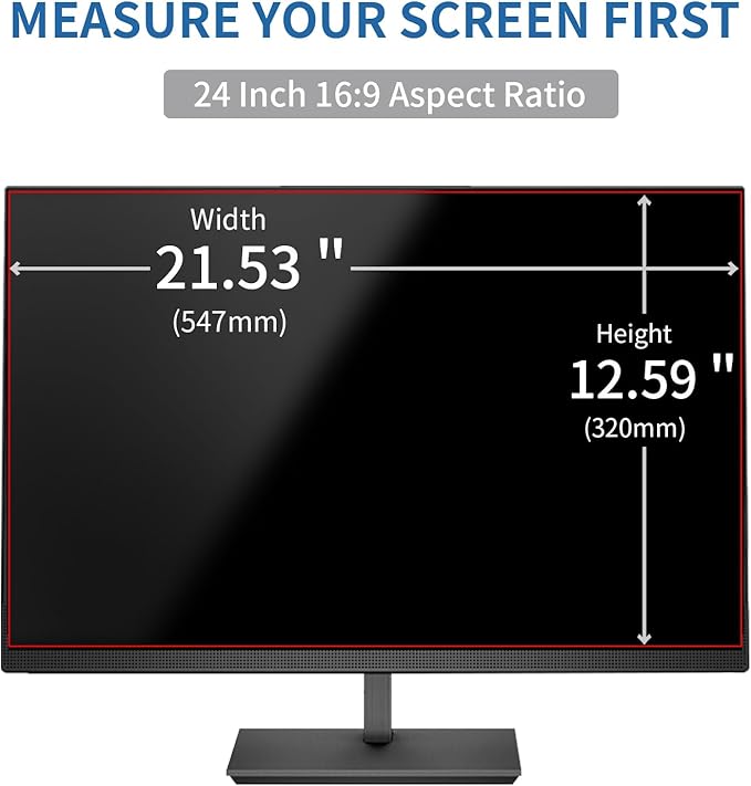 24 Inch Computer Privacy Screen - Image 8