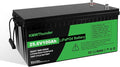 24V 100Ah LiFePO4 Lithium Battery, Built-in Smart BMS, Low-Temp Protection Up by LVGOOREVO