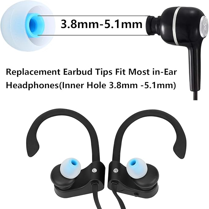 Earbud Replacement Tips Silicone Earbud Tips Earbud Covers Fit - Image 3