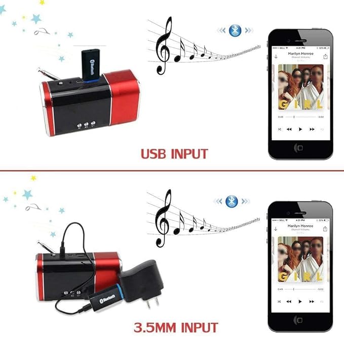 USB Bluetooth Car Adapter, Wireless Audio Adapter Music Receiver - Image 3