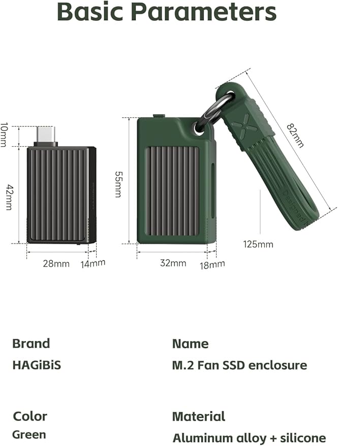 Hagibis 2230 M.2 NVMe SSD Enclosure - Image 8