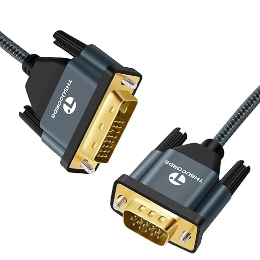 DVI to VGA Cable 10FT, Uni-Directional DVI-D to VGA Adapter Male to Male - Image 7